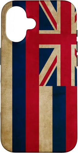 Vista 32 de Vintage Hawaii Flag USA State Case for iPhone 17
