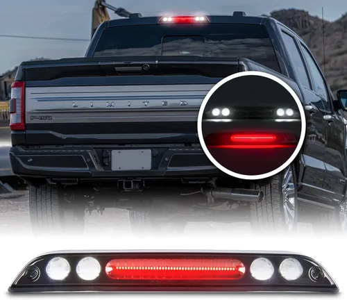 Vista 9 de Gempro Conjunto de luz de matrícula, reemplazo de lámpara LED para Ford F150 F250 F350 F450 F550 Superduty Bronco Excursion Ranger Expedition
