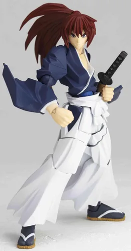 Vista 6 de Rurouni Kenshin Revoltech - Figura de acción Super Poseable #110 Himura Battohsai