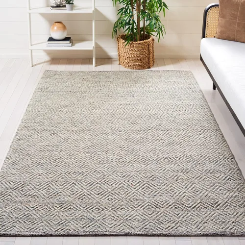 Vista 12 de SAFAVIEH Colección Natura - Alfombra decorativa de 2 x 3 pies, azul, lana hecha a mano, ideal para áreas de alto tráfico en entrada, sala de estar