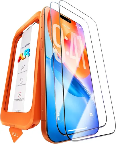 Vista 10 de UltraGlass TOP 9H+ Armor - Protector de pantalla para iPhone 15 Pro Max [NO.1 grado militar inastillable], protector de pantalla de vidrio templado