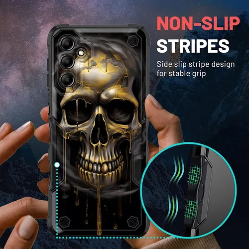 Vista 745 de Funda para Galaxy A14 5G, [Doble Capa][Protección contra Caídas de Grado Militar de 10 Pies] [Antideslizante] Funda Resistente a Prueba de Golpes