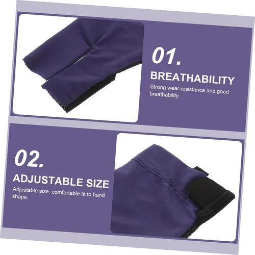 Vista 3 de Yardwe Guante de billar para mano izquierda, transpirable, dedos deslizantes, guantes de piscina, ajuste cómodo para control de precisión, pantalla