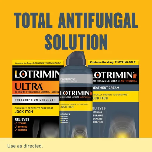 Vista 6 de Lotrimin Ultra Crema antimicótica para tiña inguinal con clorhidrato de butenafina, tratamiento para tiña inguinal para hombres, mujeres y niños