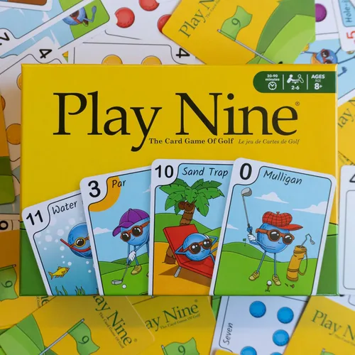 Vista 9 de Play Nine El juego de cartas del golf