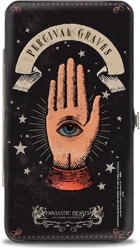 Vista 2 de Buckle-Down Fbawtft Percival Graves Eye in Hand Icon Wallet, multicolor, 7 x 4 de EE. UU, Varios