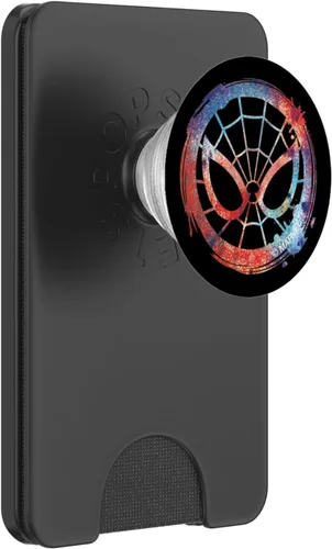 Vista 7 de Marvel - Máscara de Spider-Man Peter Parker PopSockets con agarre y soporte para teléfonos y tabletas, Negro
