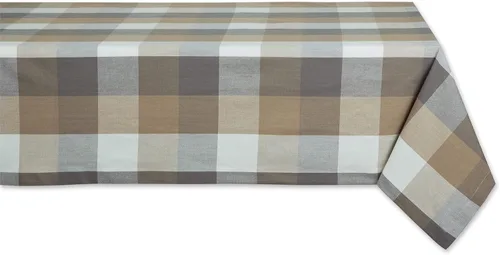 Vista 13 de DII Tri-Color Check Collection - Juego de servilletas 100% algodón, 20 x 20 pulgadas, color negro, 6 piezas