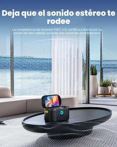 Vista 8 de Ikarao Sistema de subwoofer de escenario profesional, potencia máxima de 280 W, subwoofer PA con 2 micrófonos inalámbricos, corrección de tono