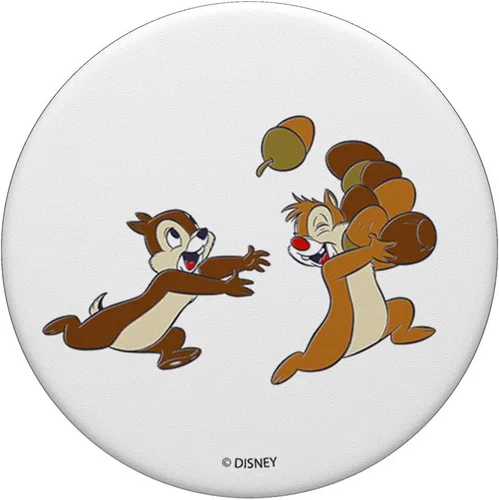 Vista 3 de Disney Chip 'N Dale Bellota Portrait PopSockets PopGrip: agarre intercambiable para teléfonos y tabletas