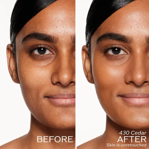 Vista 3 de Shiseido RevitalEssence Skin Glow Foundation SPF 30 - Buildable, Medium Coverage - 24-HR Hydration & 12-HR Wear - Transfer, Crease & Fade Resistant