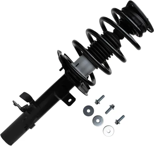 Vista 3 de Detroit Axle - Kit de 4 puntales para Ford Escape 2014-2019, 2 amortiguadores traseros ensamblaje 2 puntales delanteros y resortes helicoidales 2015