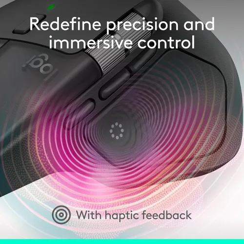 Vista 2 de Logitech MX Master 4 Ratón inalámbrico ergonómico con Hápticos - Grafito