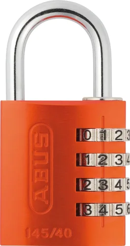 Vista 14 de ABUS 145/20 Pequeña Cerradura de Combinación No-TSA para Equipaje, Mochila, Reajustable, Negro