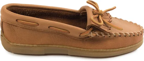 Vista 3 de Minnetonka Mocasín Kilty con flecos Moosehide para mujer
