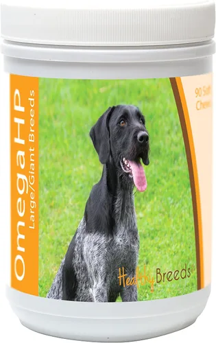 Vista 72 de Healthy Breeds Affenpinscher Omega HP - Masticables suaves para piel y pelaje, 60