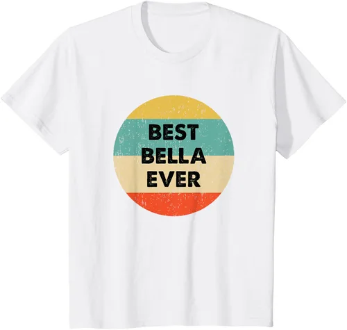 Vista 29 de Bella Name - Camiseta, Negro, S
