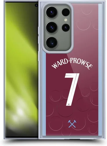 Vista 105 de Head Case Designs Officially Licensed West Ham United FC James Ward-Prowse 2023/24 Players Home Kit Gel Case [Military Grade Protection] Compatible