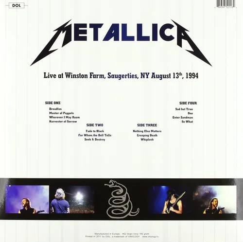 Vista 2 de En vivo en Winston Farm Saugerties Nueva York 13 de agosto de 1994