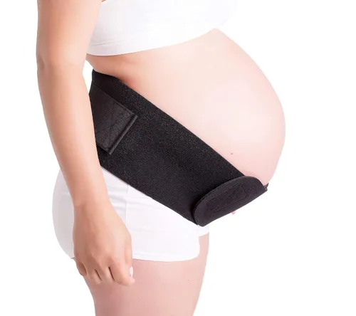 Vista 7 de Faja abdominal con compresión de ingle, faja para varices vulvares, hernia y dolor en el piso pélvico., S Ab talla 0-6 + S banda para ingle, Negro