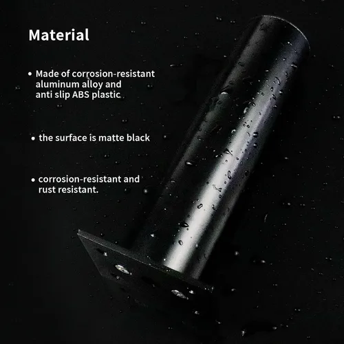 Vista 5 de Bitray Patas para muebles de 4 pulgadas de longitud ajustable mesa de escritorio pie negro - 4 piezas