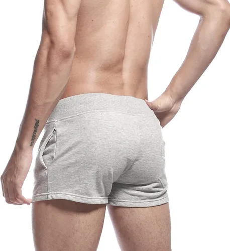 Vista 3 de Pantalones cortos de correr para hombre, de 3 pulgadas, entrepierna de culturismo, entrenamiento, gimnasio, pantalones cortos para hombre