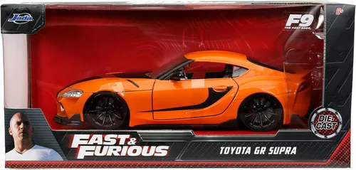 Vista 5 de Jada Toys Fast & Furious 1:32 2020 Toyota Supra - Coche fundido a presión, juguetes para niños y adultos