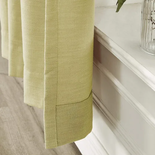 Vista 153 de Frelement Cortinas plisadas de lino de algodón de 100 pulgadas de ancho y 102 pulgadas de largo, cortinas con reducción de ruido para sala