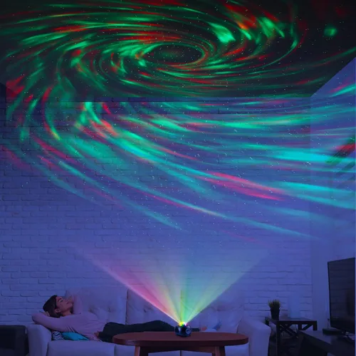 Vista 5 de Luz de discoteca, luces de noche, luces de discoteca para fiestas de cumpleaños, regalos de cumpleaños para todos, proyector de estrella de galaxia