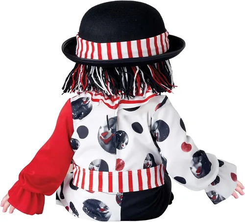 Vista 2 de California Costumes Disfraz de payaso infantil de 6/12 meses