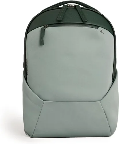 Vista 10 de Mochila para portátil Troubadour Apex Compact 16L de alta calidad - Ergonómica y resistente al agua - Diseñada para trabajo y viajes - Azul marino