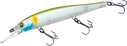 Vista 13 de YO-ZURI 3DB Jerkbait Deep 4.331 in Suspend Type Bass Señuelo Sábalo sexy fantasma mate