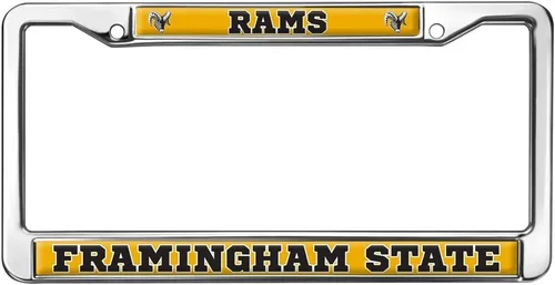 Vista 93 de Texas A&M University - Texarkana Mascot - Marco de metal estándar para placa de matrícula de tamaño completo