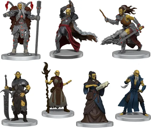 Vista 2 de Dungeons & Dragons D&D Icons of the Realms: Githyanki Warband - Juego de 7 figuras prepintadas, miniaturas RPG