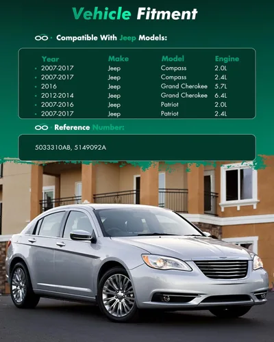 Vista 3 de SCITOO Sensor absoluto del colector de mapa compatible para Jeep Compass Patriot Grand Cherokee para Chrysler 200 300 para Dodge Avenger Viper