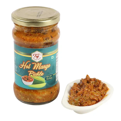 Vista 4 de TAJ - Pepinillo de mango picante, acar de mango picante 10.5 oz (300 g)