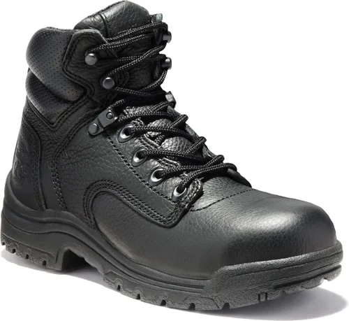 Vista 10 de Timberland PRO Titan - Botas de trabajo industriales con punta de seguridad de aleación de 6 pulgadas para mujer, Negros, 5.5 Negro-2024