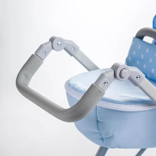 Vista 10 de JC Toys - Berenguer Boutique Cochecito deportivo plegable de lujo Colección Blue Royal para muñecas de hasta 20 pulgadas A partir de 3 años