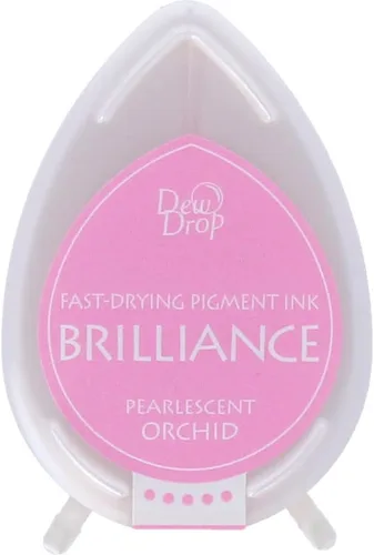 Vista 5 de Tsukineko Brilliance Dew Drop Inkpad, Moonlight White