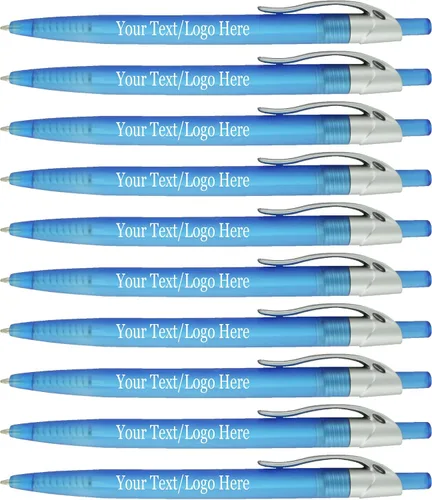 Vista 11 de SyPen Bolígrafos personalizados con tu logotipo o texto personalizado, paquete de 500 unidades a granel para negocios, fiestas y eventos, bolígrafos