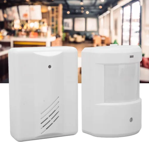 Vista 8 de Alarma inalámbrica para entrada de vehículos, sensor de movimiento infrarrojo, sistema de alerta de seguridad con receptor de timbre resistente a