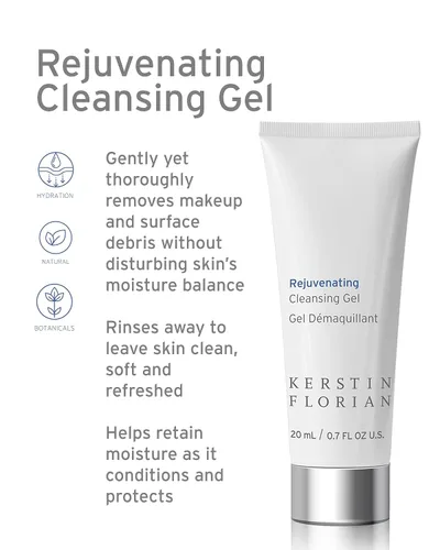Vista 2 de Kerstin Florian Gel limpiador rejuvenecedor Tamaño de viaje Limpiador facial suave y desmaquillante para mujeres Fórmula suave que elimina