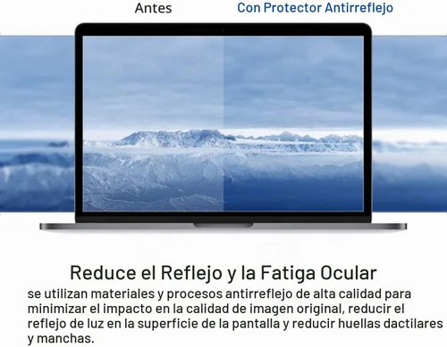 Vista 3 de F FORITO Paquete de 2 protectores de pantalla antirreflejos para laptop compatibles con MacBook Air 13 2018-2020 con Touch ID versión A1932 A2179