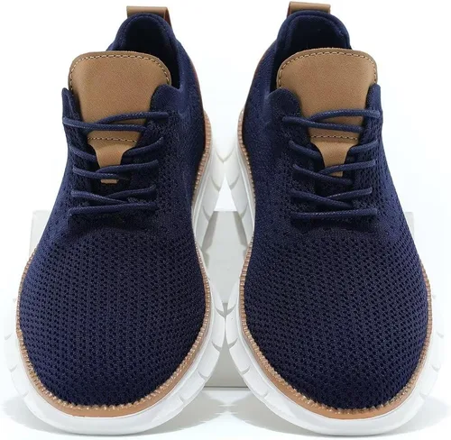 Vista 4 de Zapatos Oxford para hombre, ligeros, casuales, para caminar, zapatos de vestir, zapatos de moda, zapatos para caminar