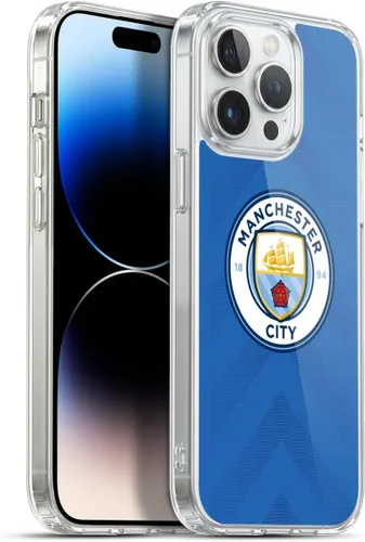 Vista 69 de Head Case Designs Funda de gel con licencia oficial del Manchester City Man City FC Away 2022/23 [protección de grado militar] compatible con Apple