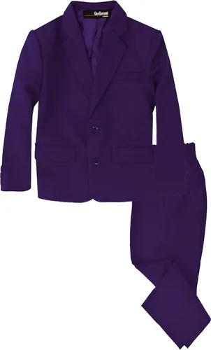 Vista 10 de Gino Giovanni - Conjunto de traje formal para niño (2 piezas)