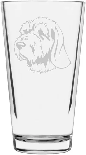 Vista 216 de Podenco Canario - Vaso de pinta de 16 onzas con temática de perro personalizado