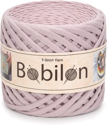 Vista 21 de Hilo de camiseta de algodón de 5 a 0.276 in, 328.1 ft / 110 yardas, para ganchillo, tejido y macramé, ártico 100% cotton t shirt yarn for crochet