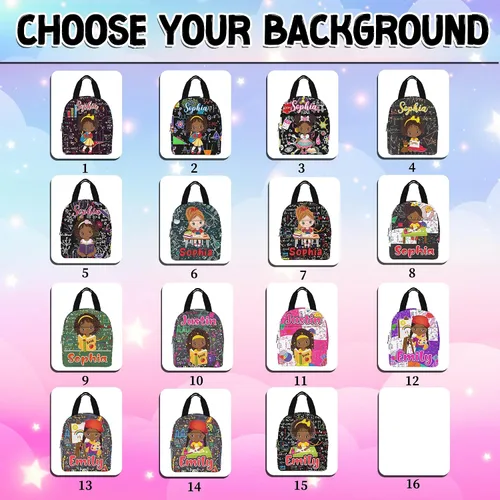 Vista 3 de Texto personalizado Elefante desgaste gafas mochila mochila mochila casual Daypack bolsa para mamá niñas, color86-4, Mochilas Daypack
