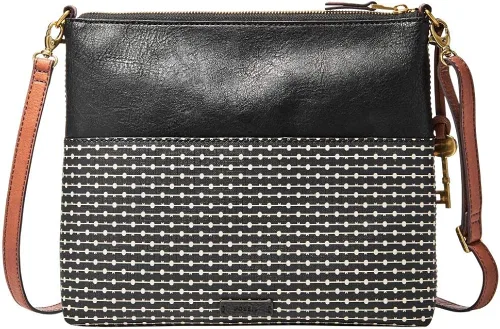 Vista 3 de Bolsa bandolera grande para mujer Fossil Fiona